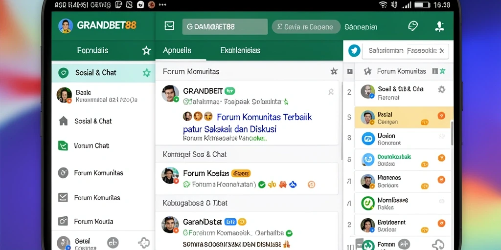 Antarmuka GRANDBET88 yang ramah pengguna untuk forum komunitas.