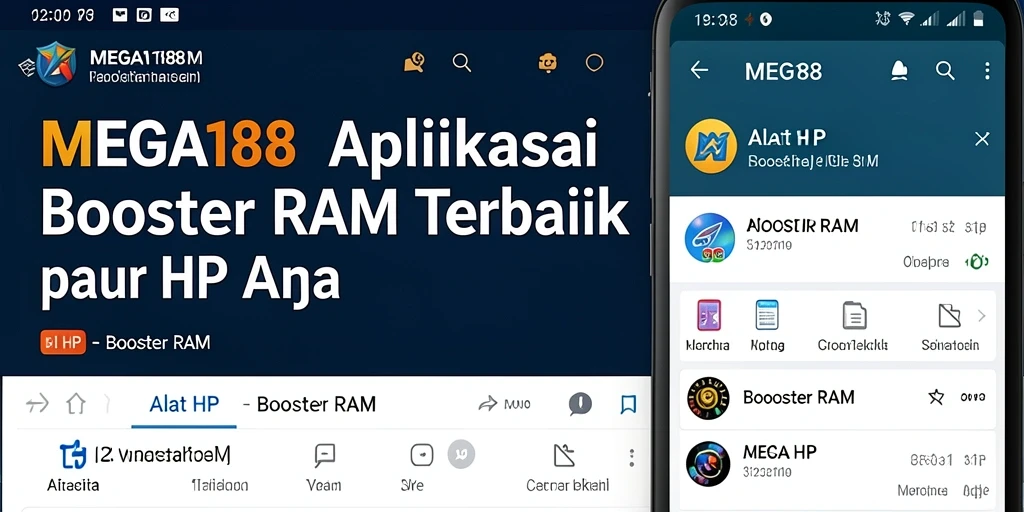 Antarmuka aplikasi MEGA188 yang intuitif dan praktis untuk pengguna.
