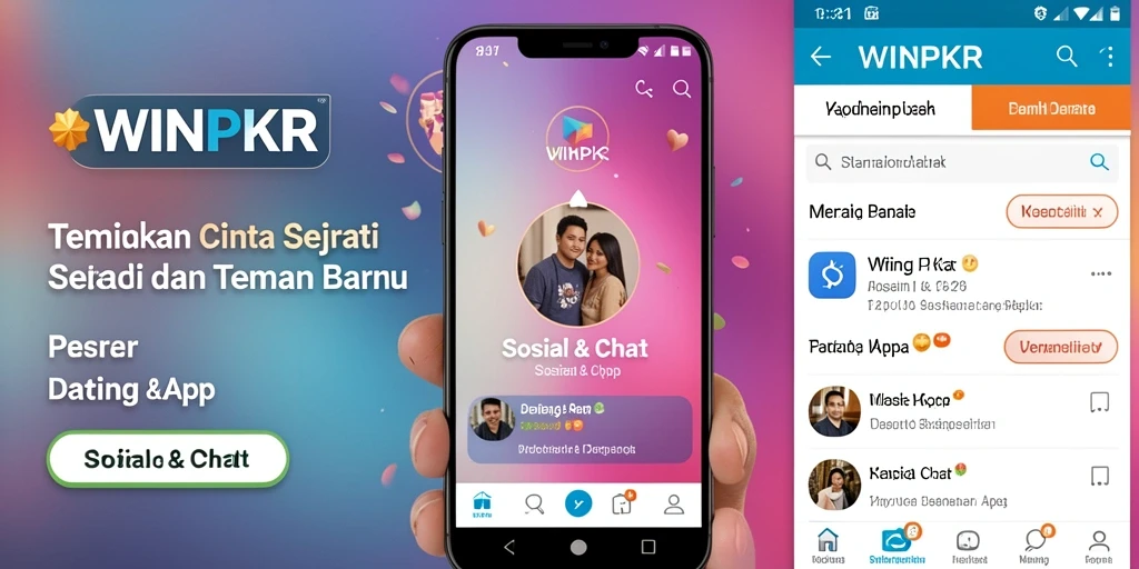 Tampilan antarmuka aplikasi WINPKR yang modern dan user-friendly.