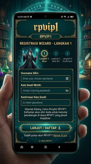 Cara Mudah Daftar Akun rpvip1 untuk Pengguna Android